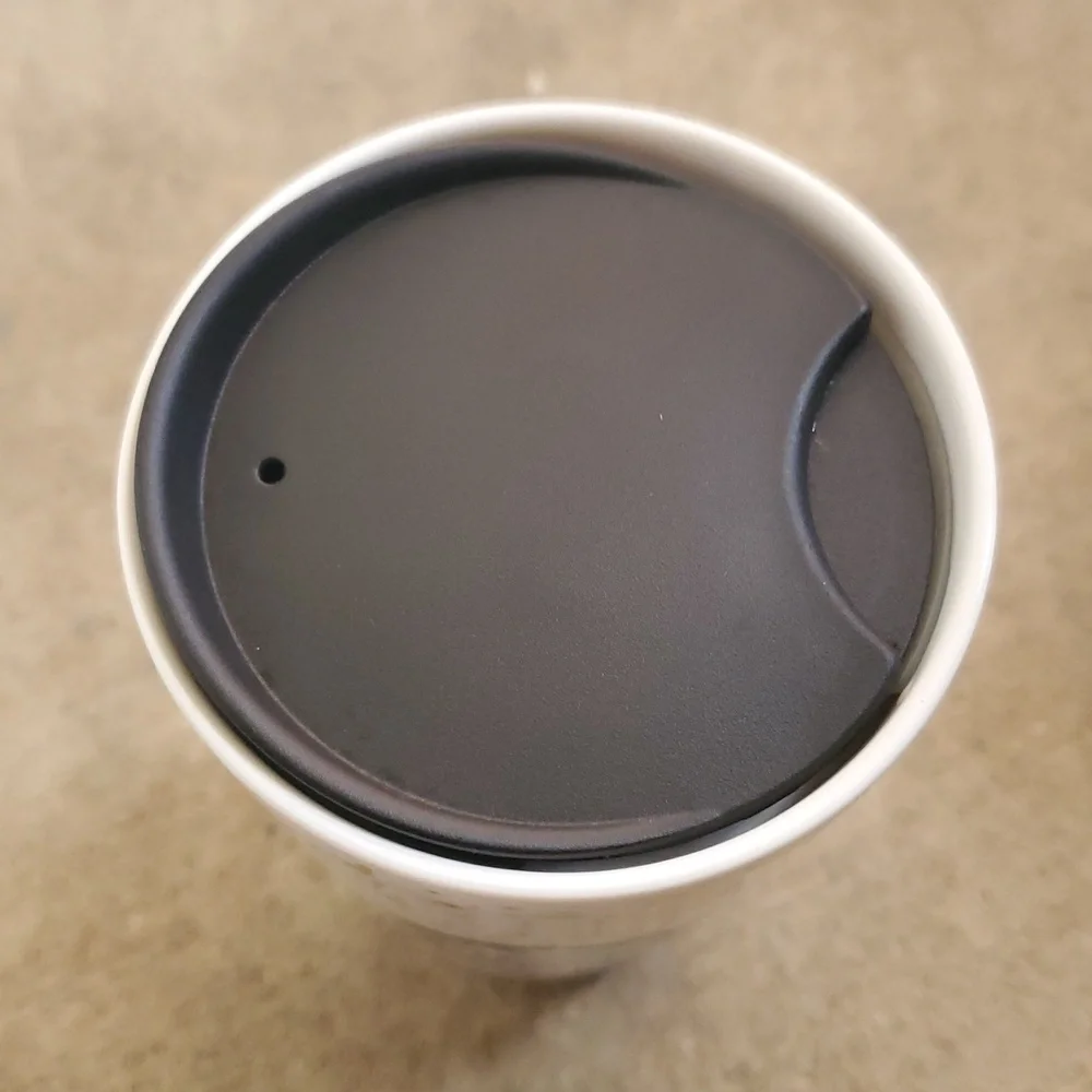 Starbucks Gold Fleck Sparkle Travel Coffee Mug Black Top Logo Cup 2019 Confetti